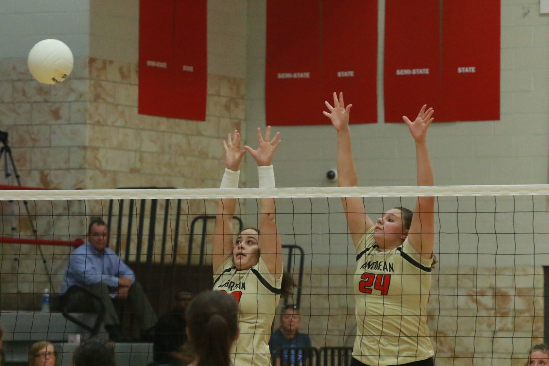 Gallery: Girls volleyball - Wheeler at Andrean